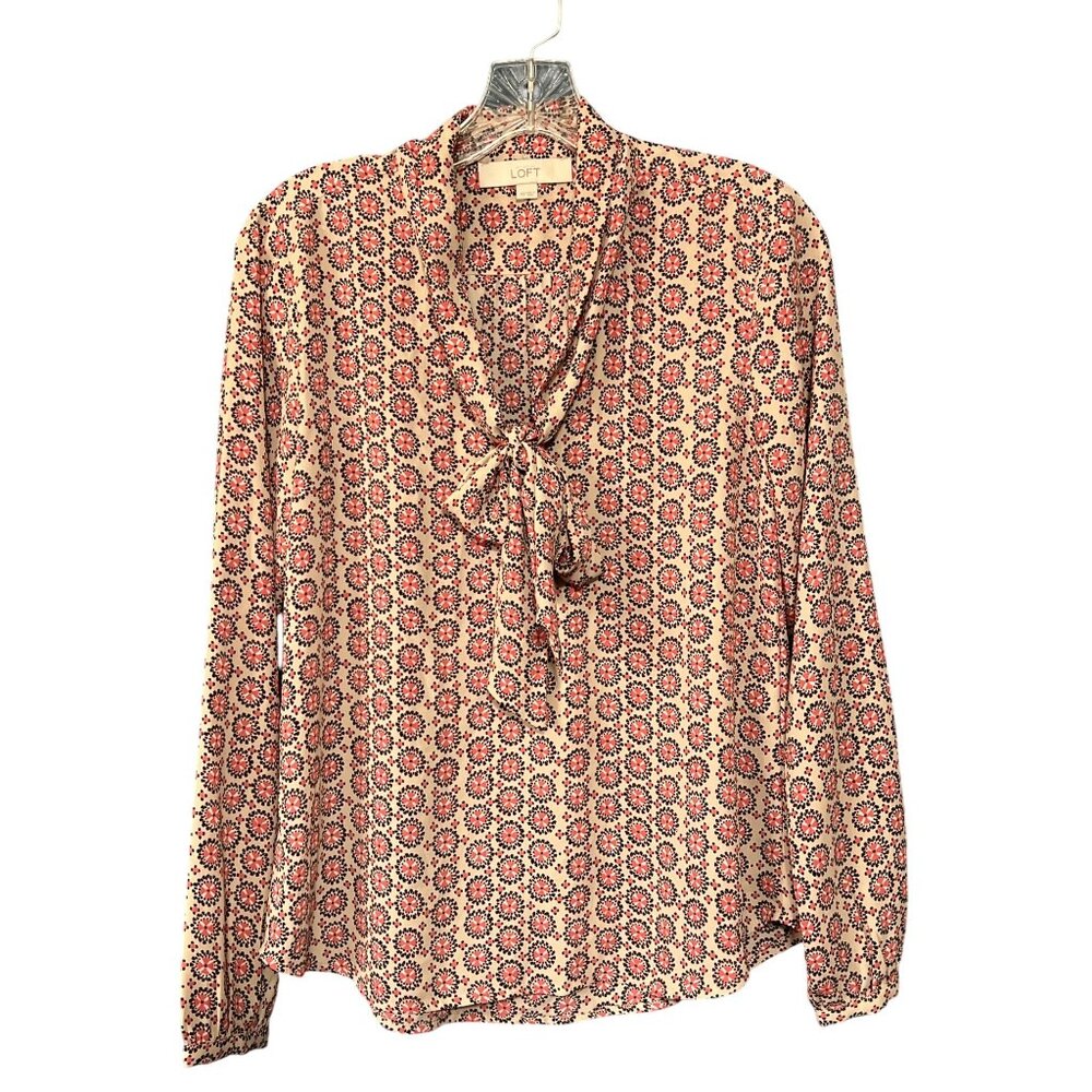 Ann Taylor Loft Print Blouse